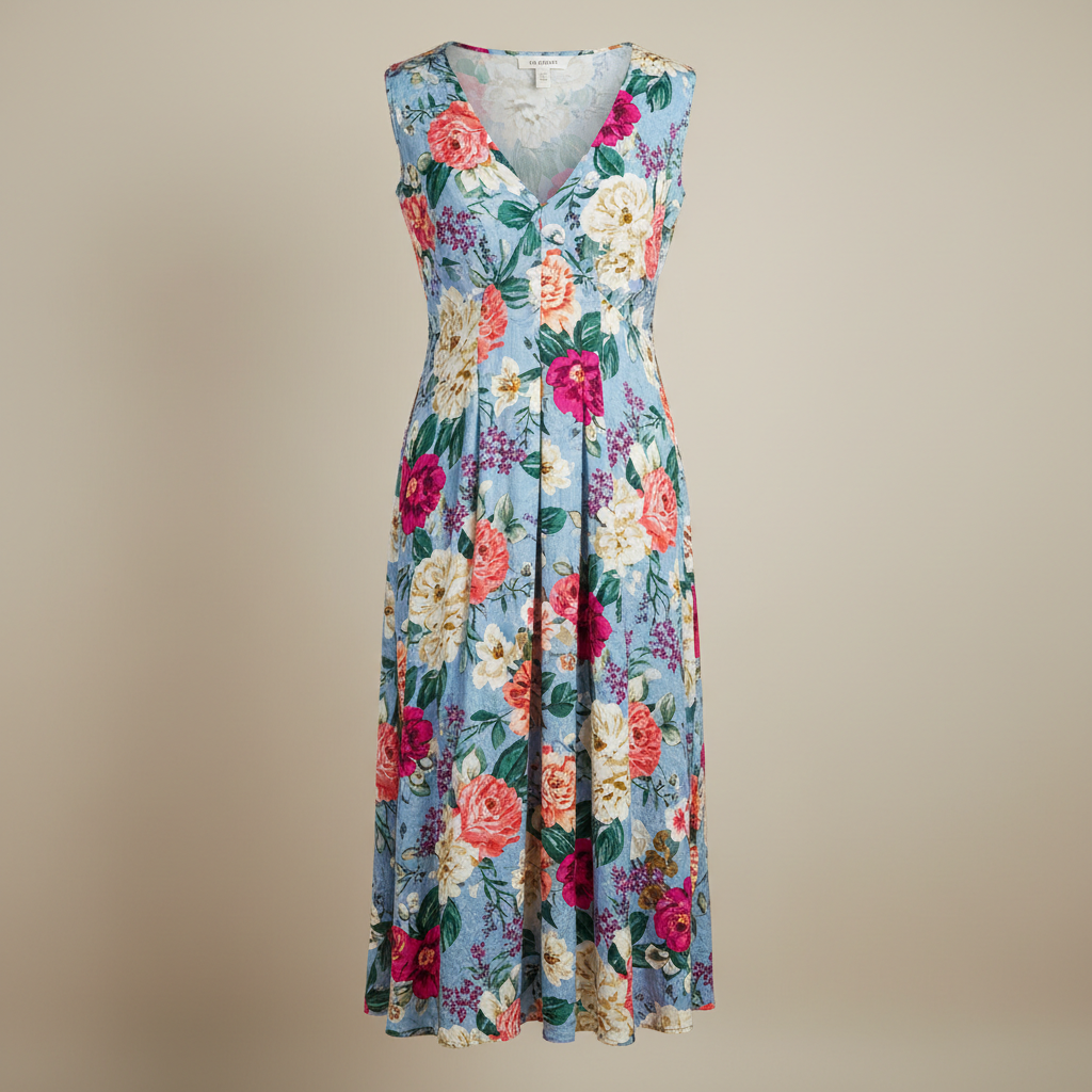 Floral midi dress