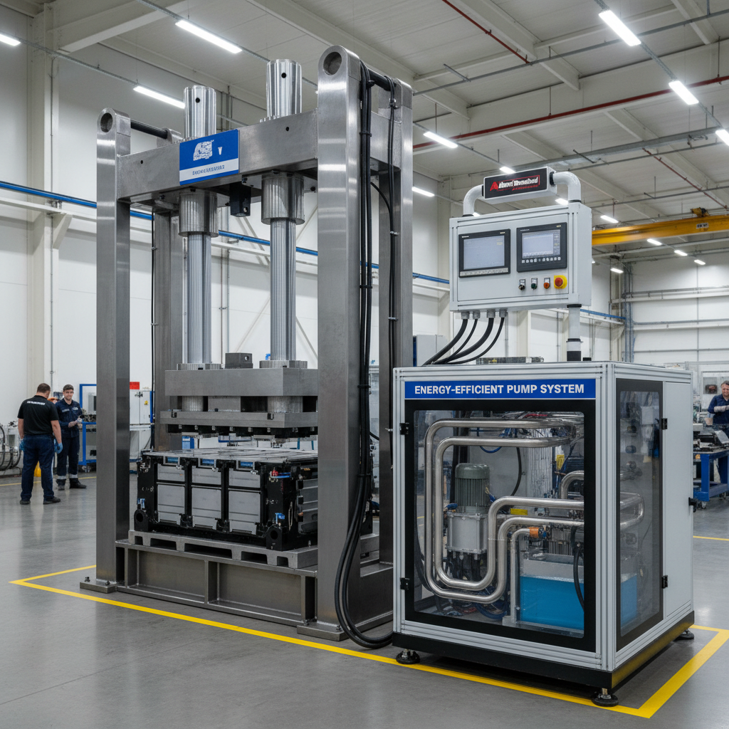 Servo-hydraulic EV battery seal press with energy-efficient pump system and Allen-Bradley control