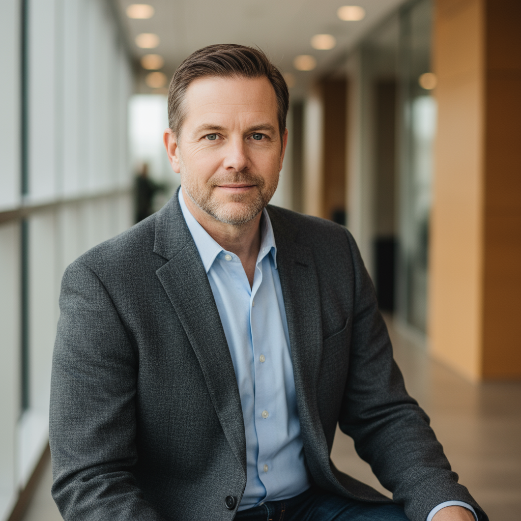 Portrait of Amit Patel, Operations Head at Industrial Solutions Ltd