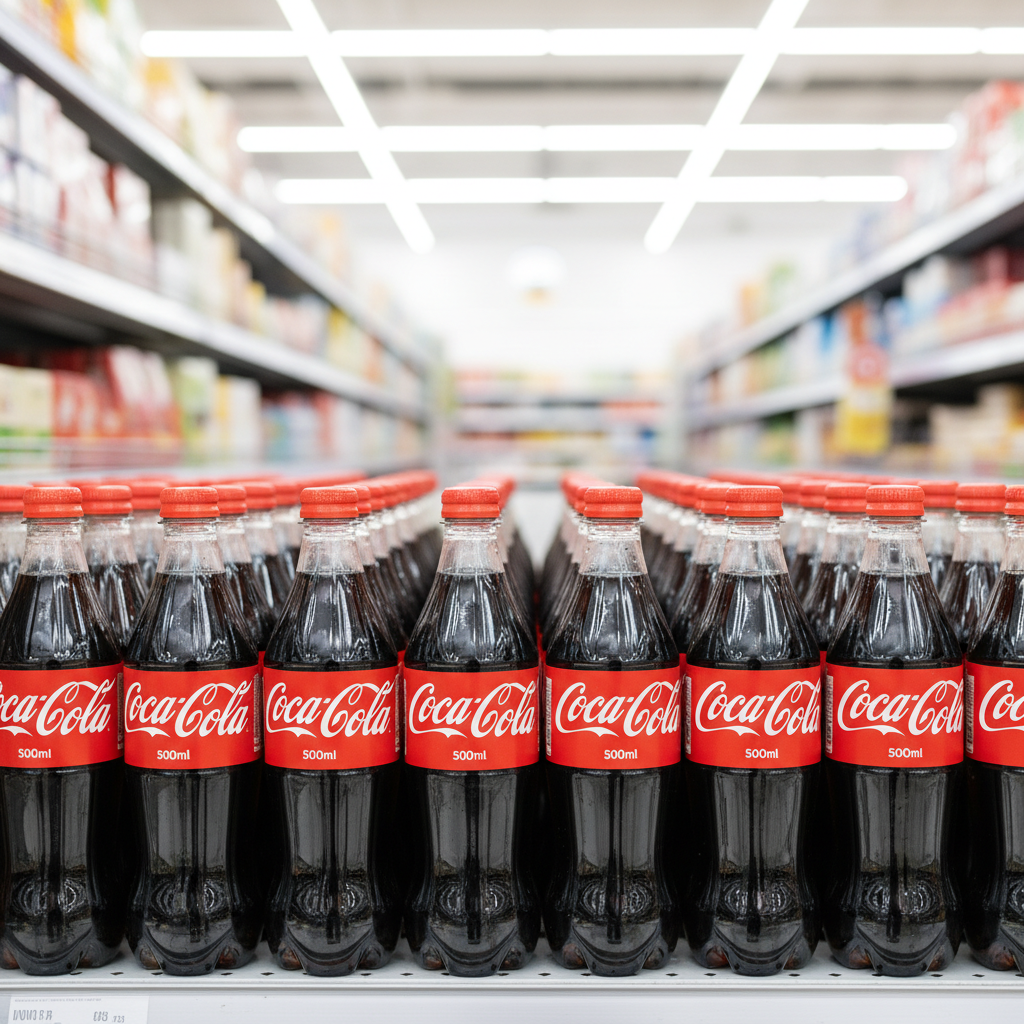 Botella de Coca-Cola 500ml fría
