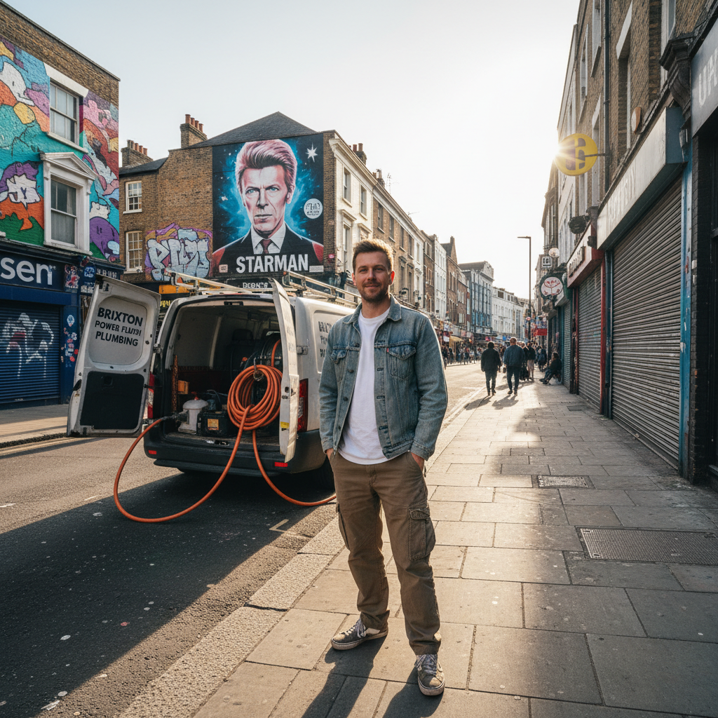 David Nkosi from Brixton who had a power flush