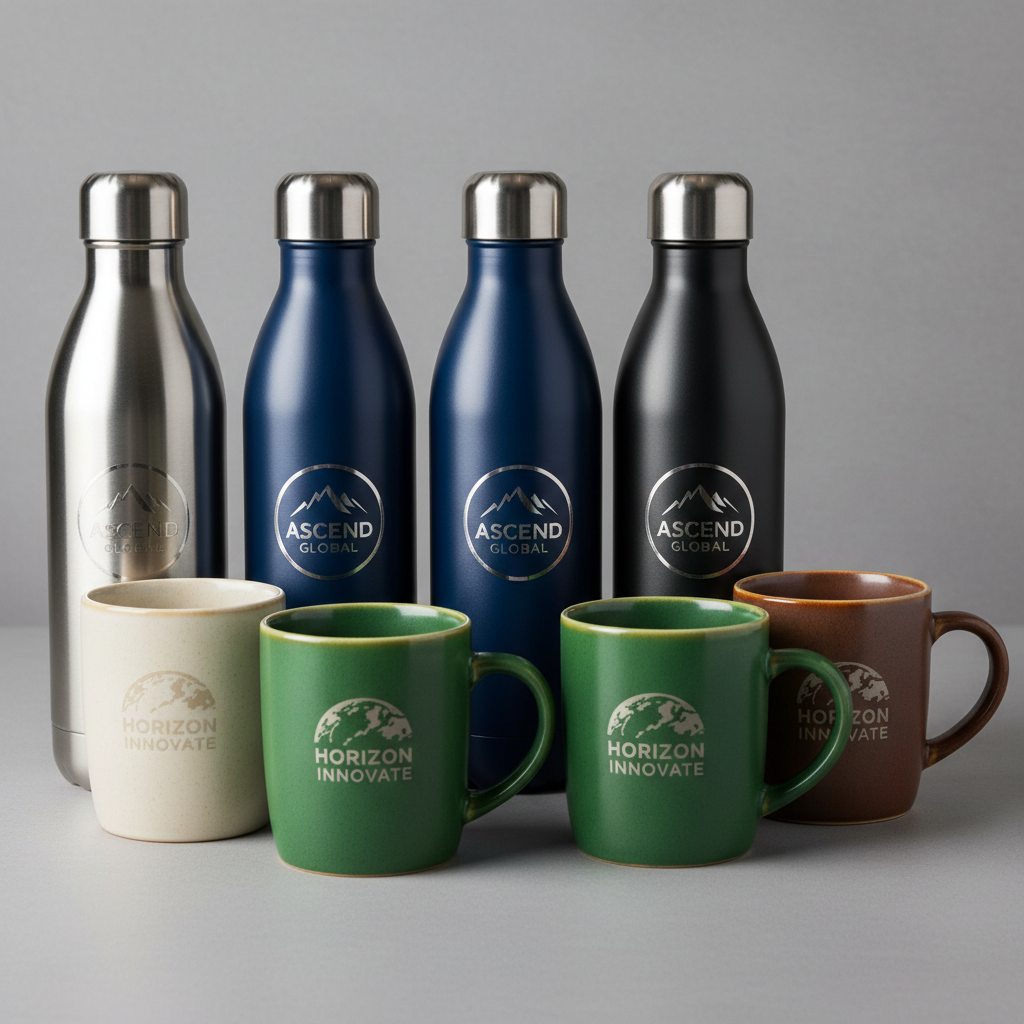 Custom logo stainless steel bottle 500ml corporate gift