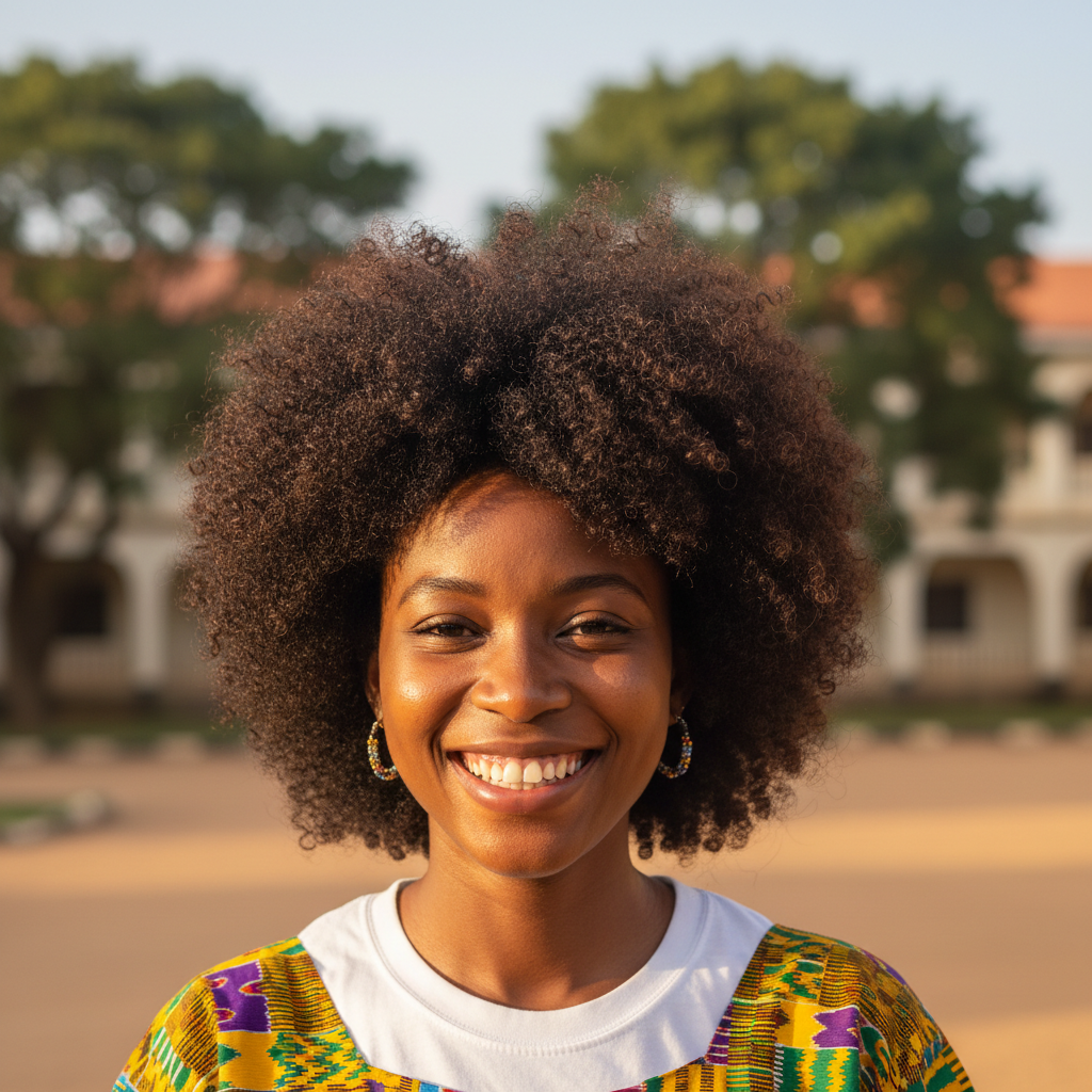 Keisha Robinson smiling woman with natural hair