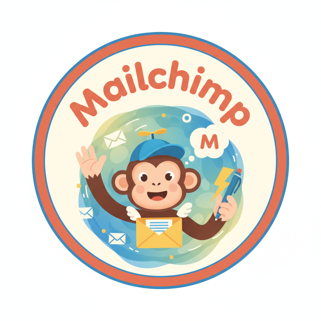 Mailchimp email marketing platform logo with monkey mascot