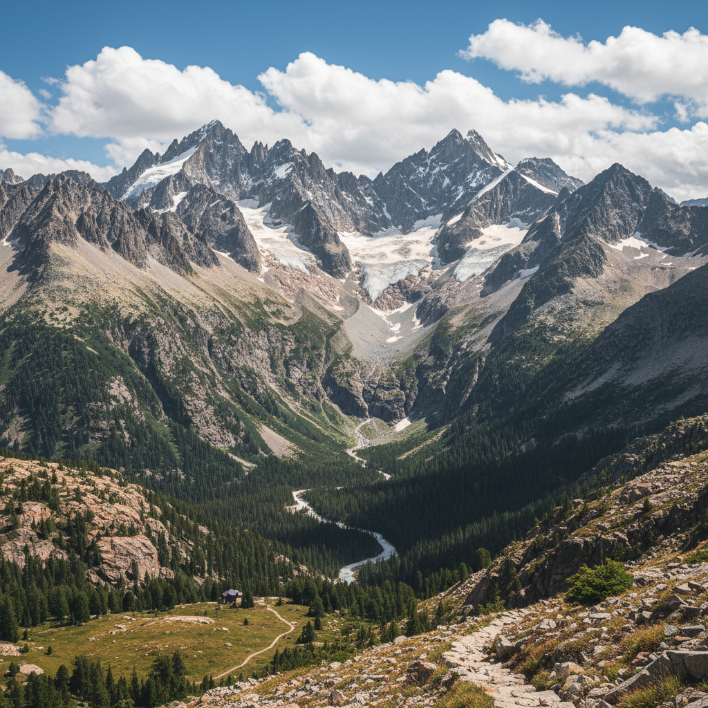 Mountain landscape thumbnail from summer reel video