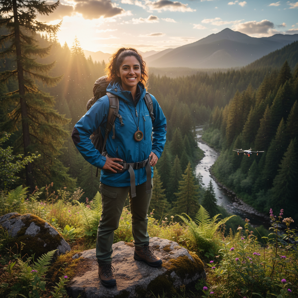 Markus Breitfeld, German trekker smiling in outdoor gear at high altitude