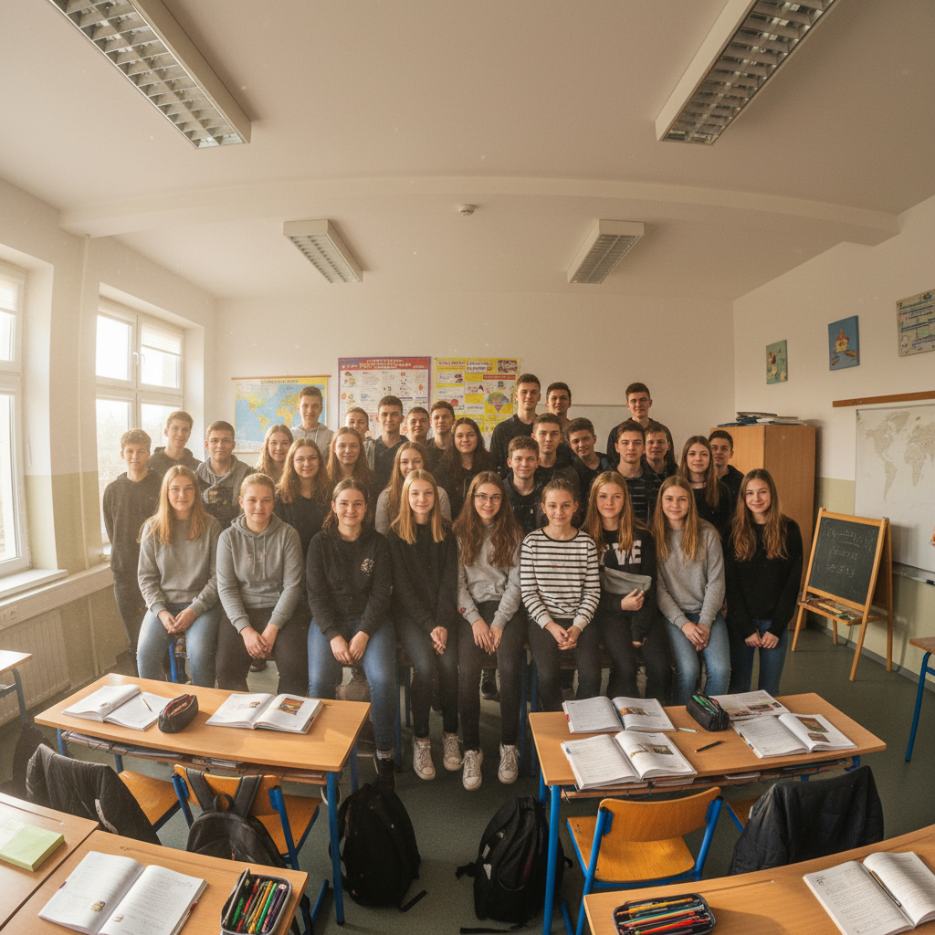 Graad 8.2 klas groepfoto