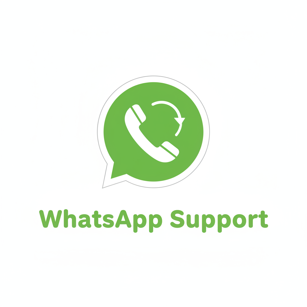 WhatsApp support icon