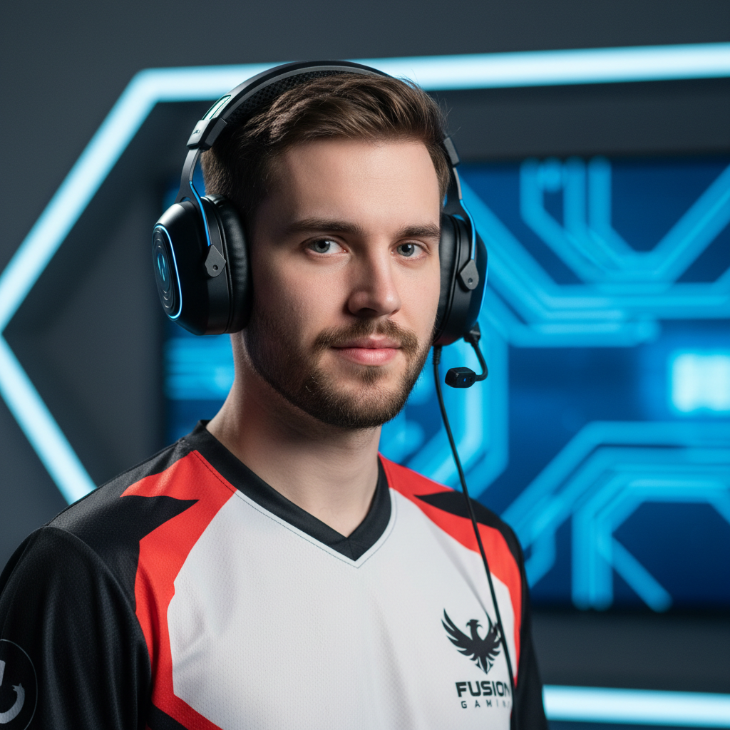 aero_twitchfn streamer profile avatar, young male gamer with confident expression