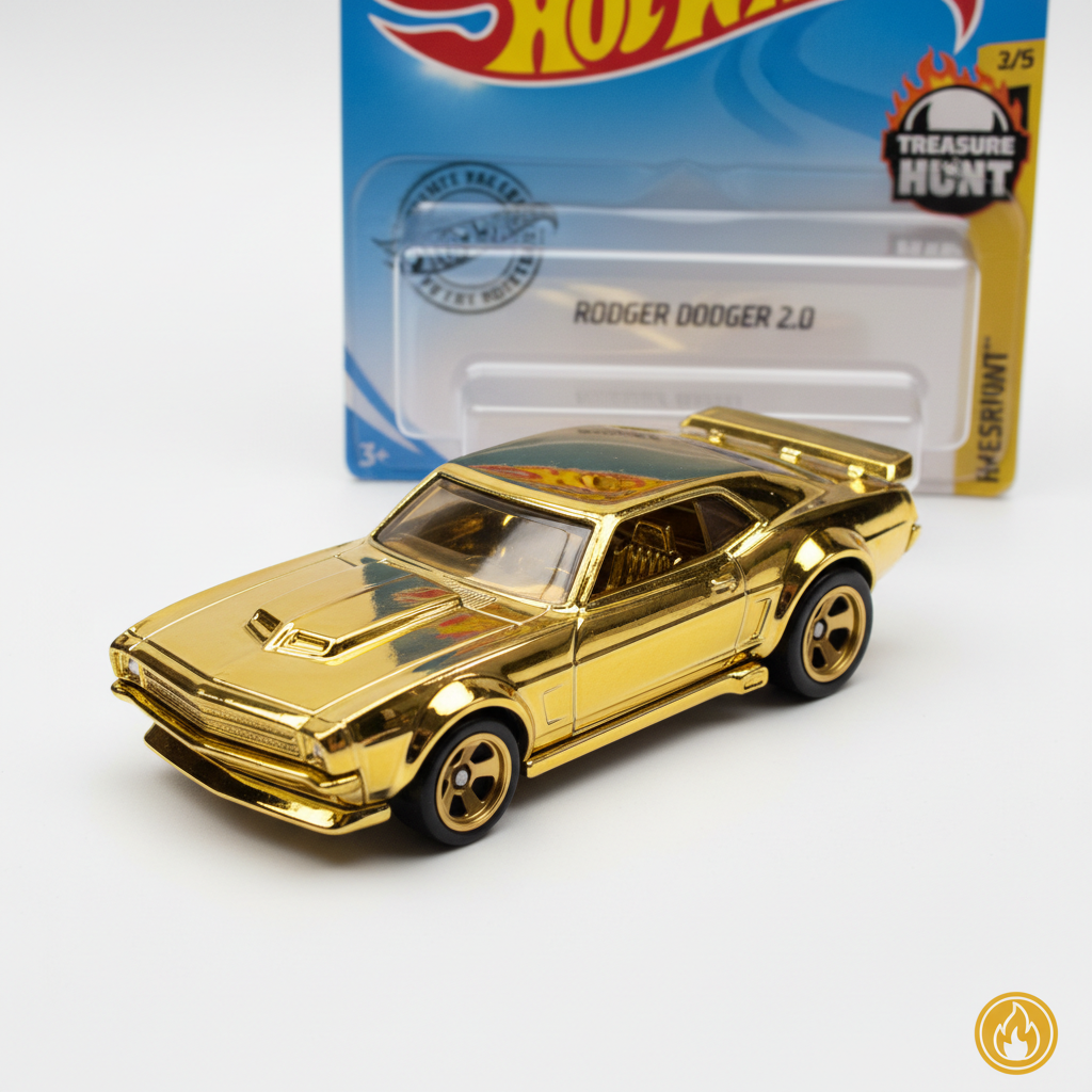 Green Twin Mill hot rod die-cast car treasure hunt edition