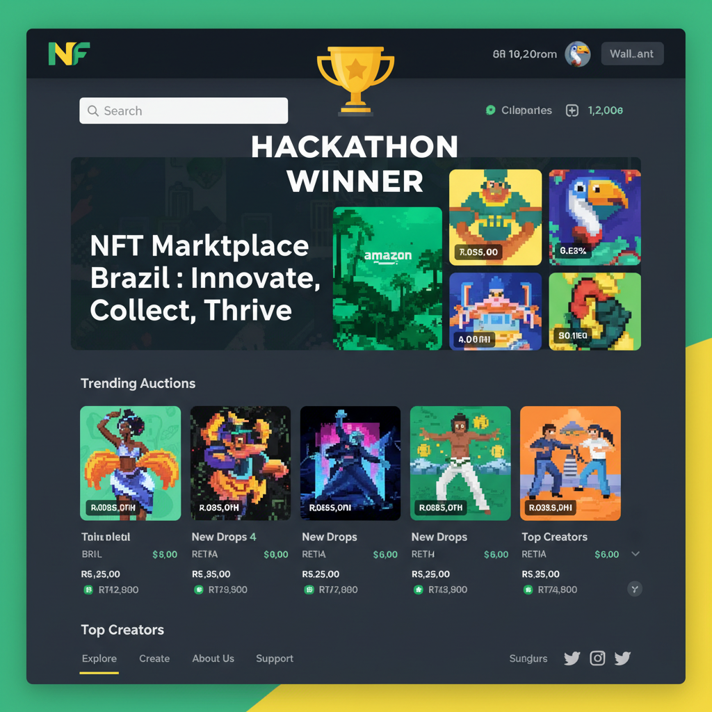 NFT digital art marketplace