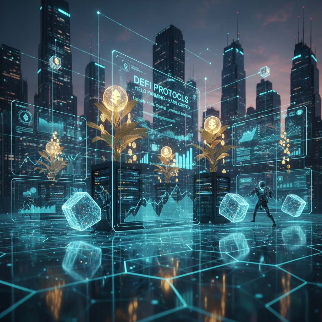Futuristic transit token NFT with city skyline
