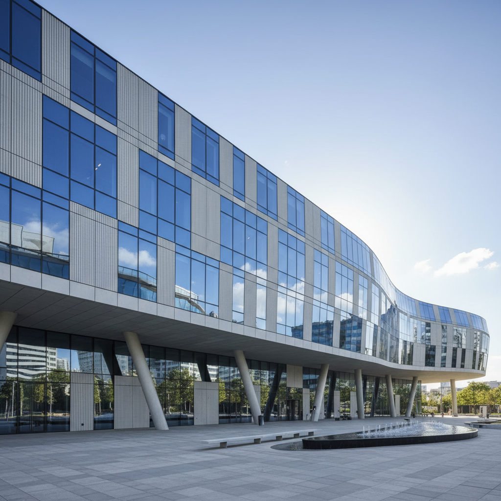 Modern architectural building facade showcasing DevSpace development quality