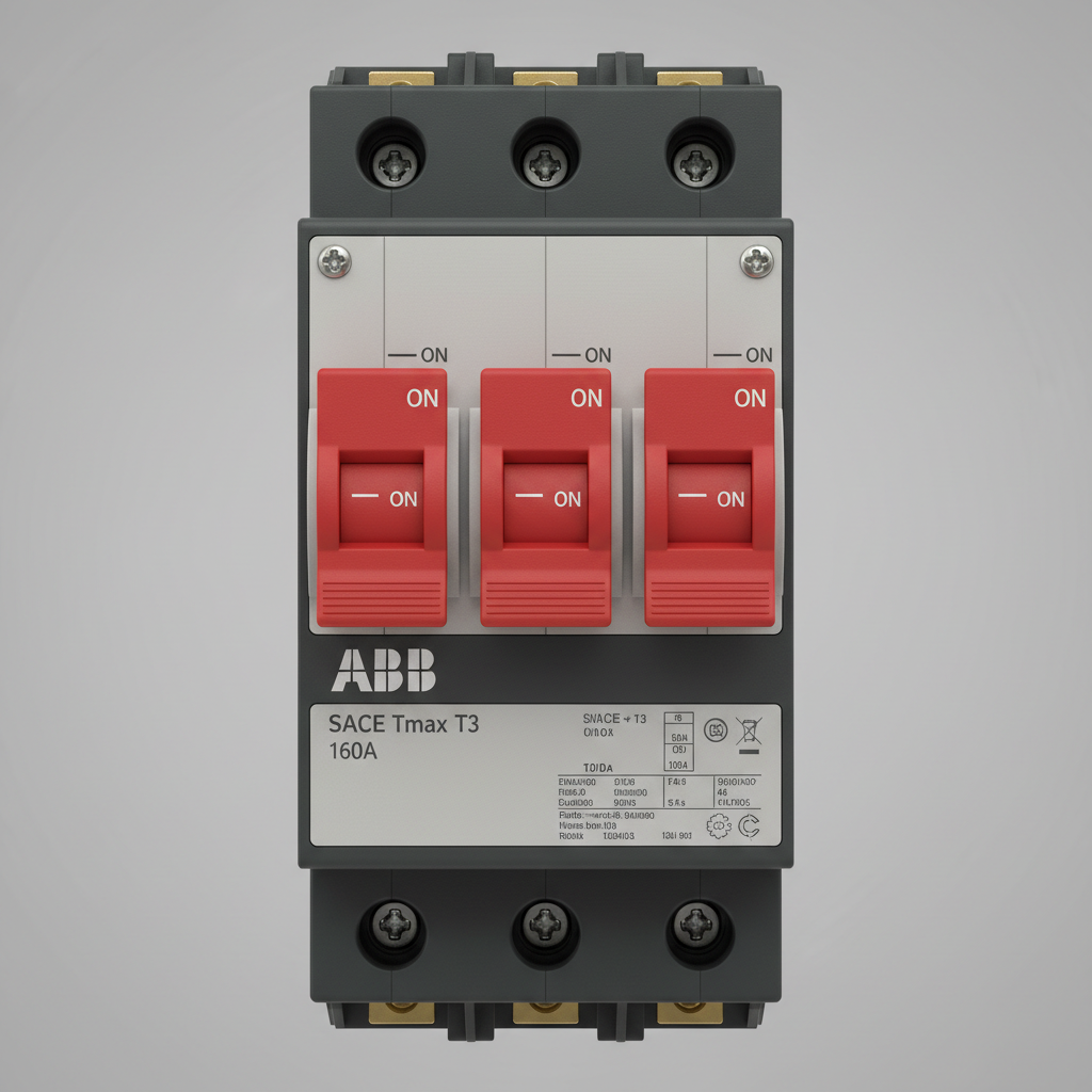 Three pole circuit breaker 32A