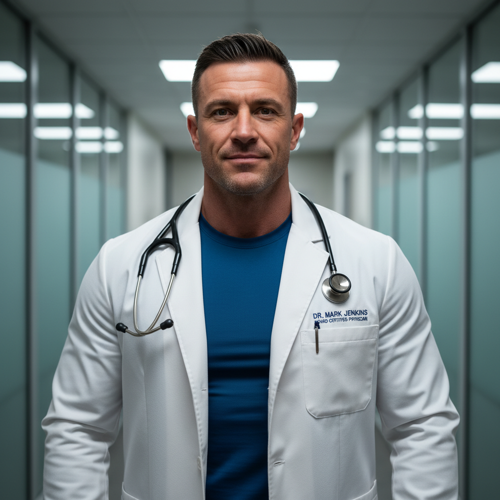 Dr. Ryan Das, MD — board-certified physician, competitive bodybuilder, and founder of SummaUp longevity clinic