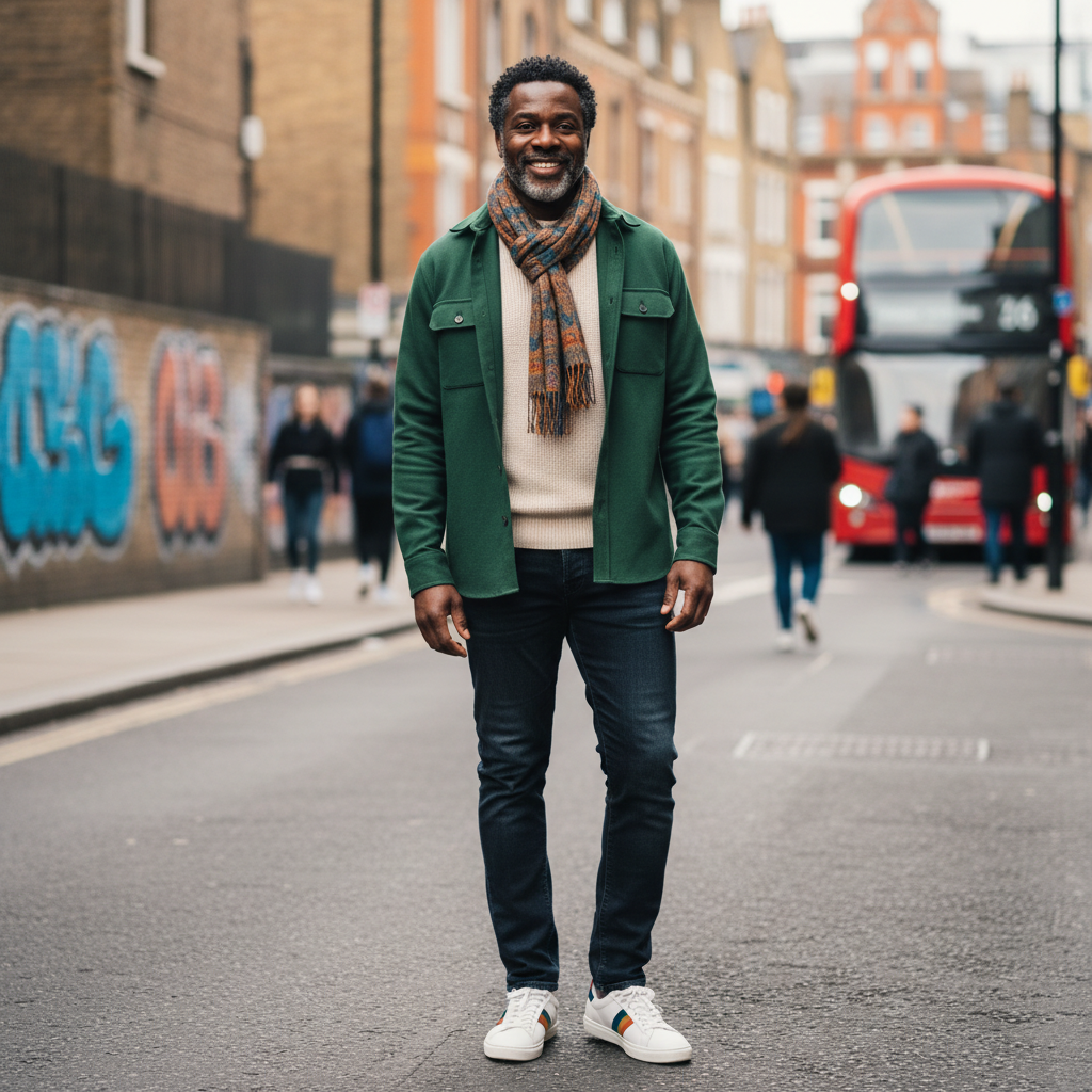 Portrait of James Okafor, landlord customer from Hackney