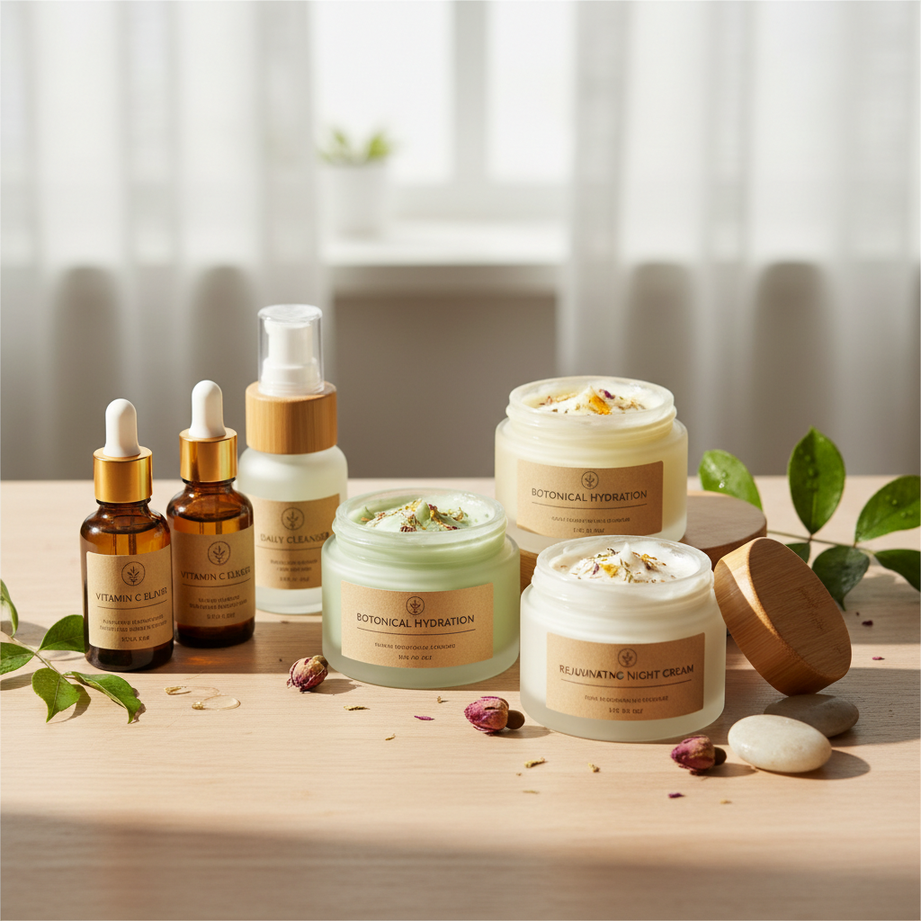 Herbal skin care products and botanicals