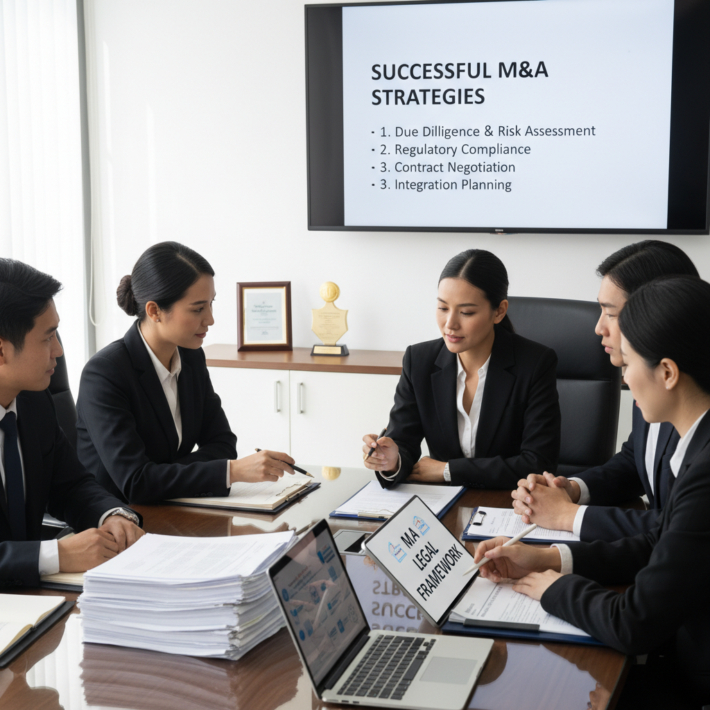 Senior business leaders and corporate finance advisors discussing strategic transaction in a boardroom
