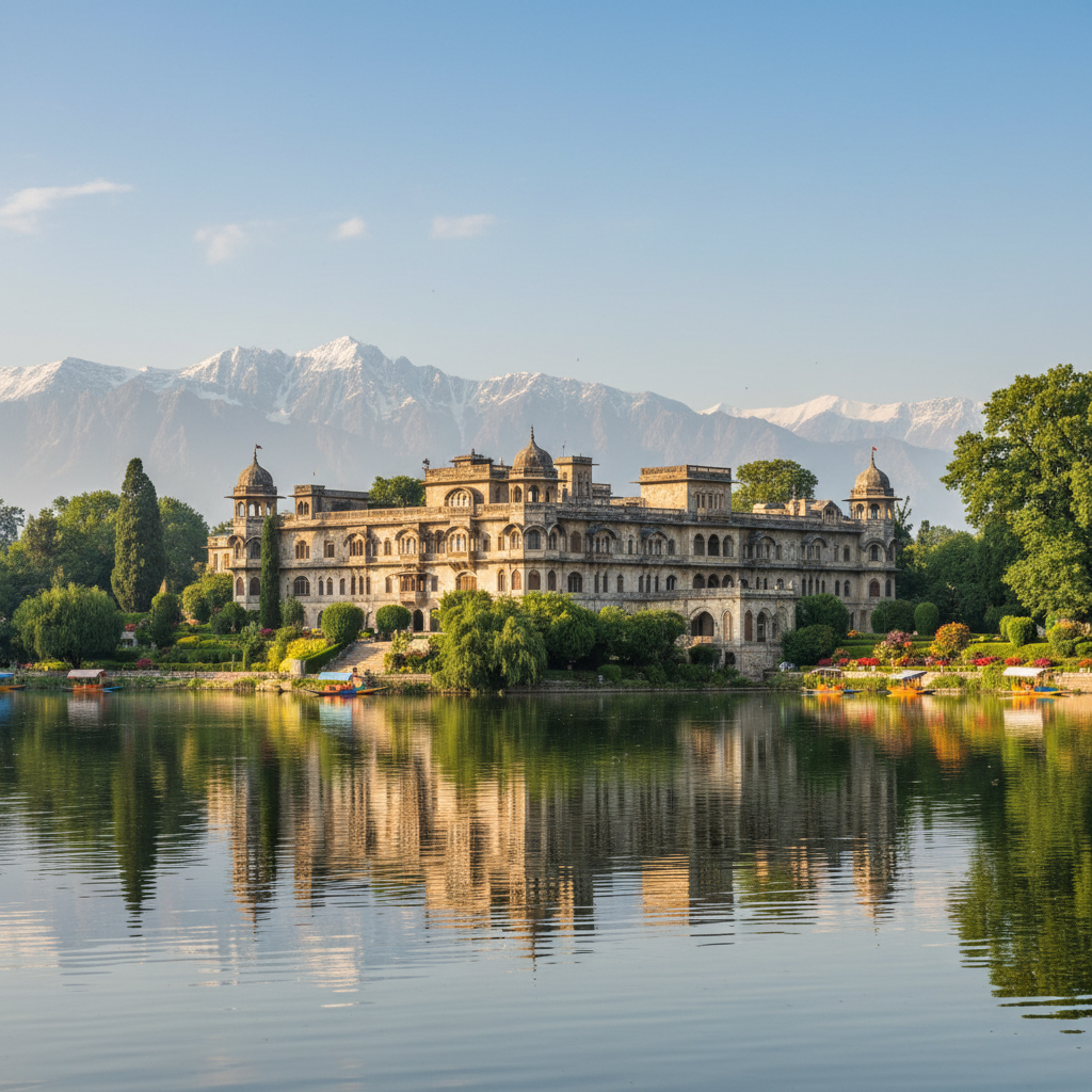 Colonial-era heritage hotel in Gulmarg with mountain views and manicured lawns
