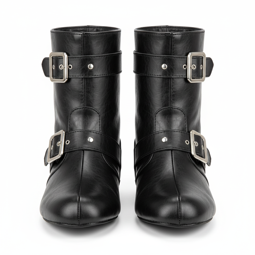 Pilgrim buckle boot covers that fit over any shoes