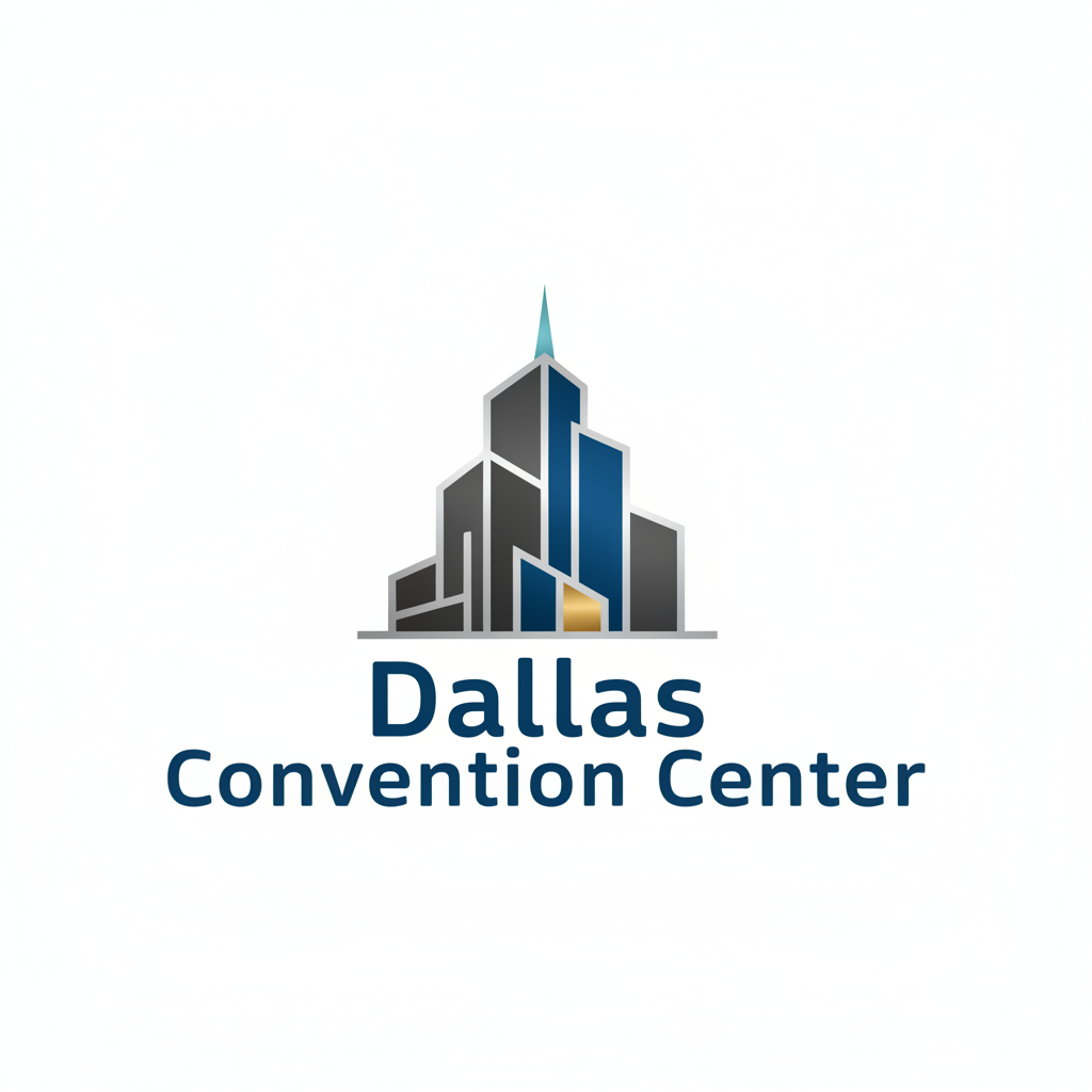 Dallas Convention Center official logo with modern building silhouette