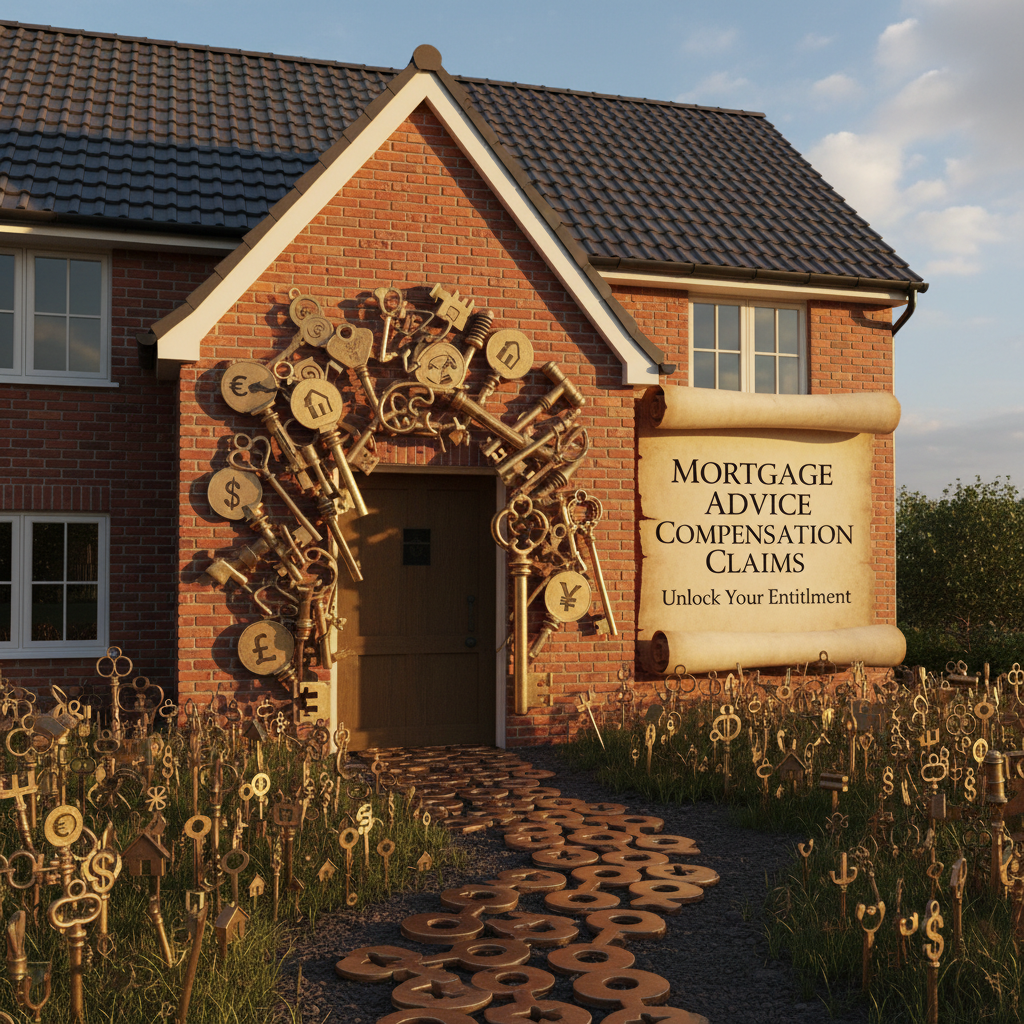 Residential house with keys representing mortgage advice compensation claims