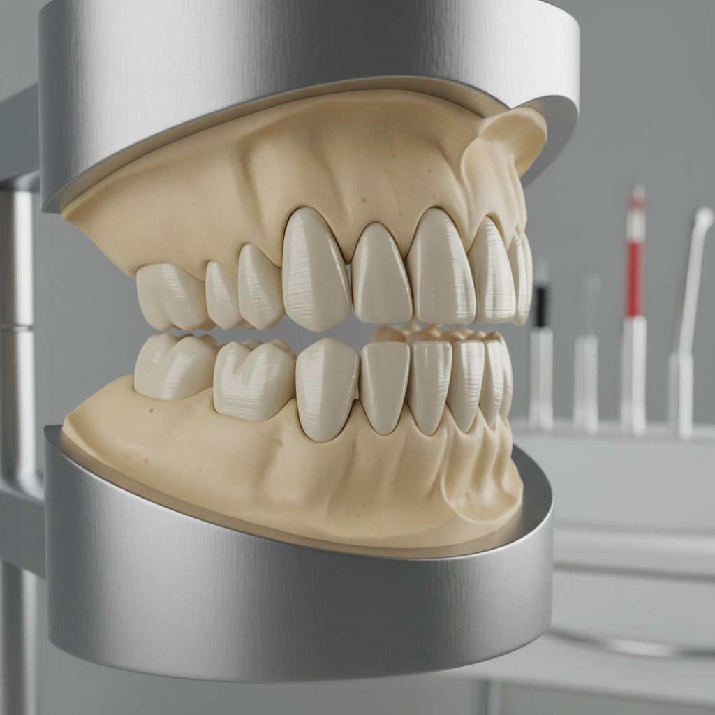 Final result showing perfectly aligned teeth with ideal bite relationship