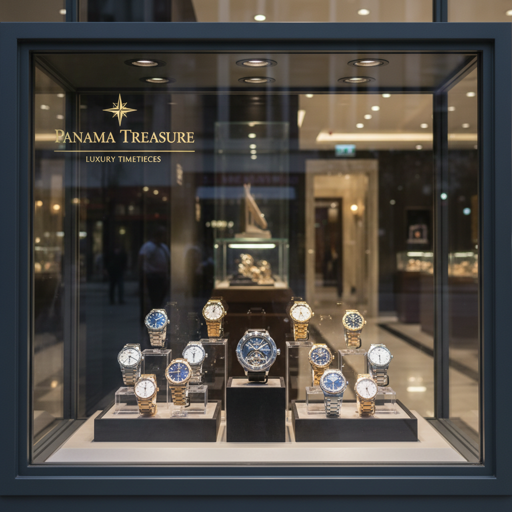 Panama Treasures luxury showroom storefront