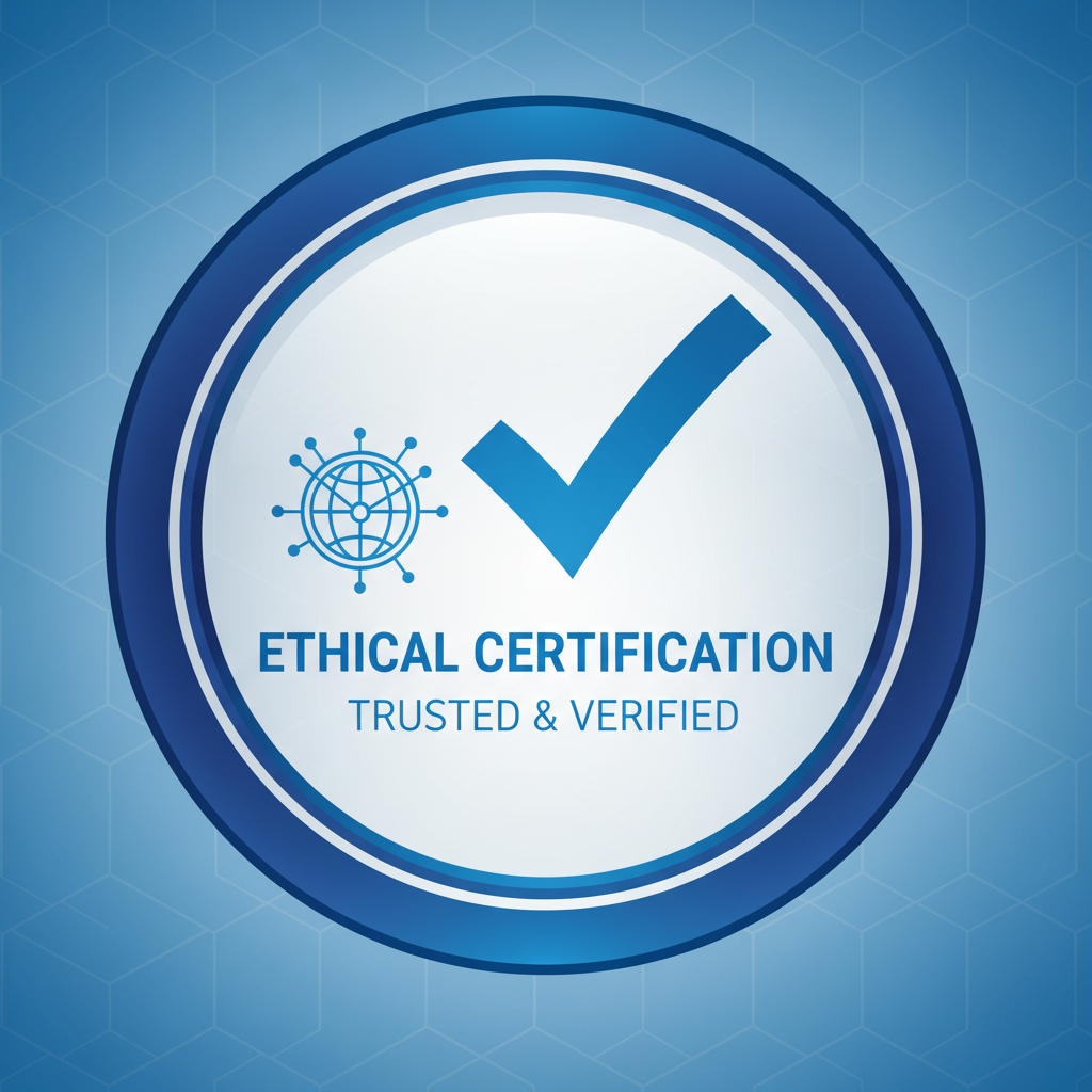 LBMA certification badge with gold shield and checkmark symbol on white background