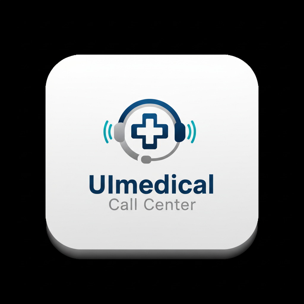 UImedical Call Center — healthcare call center agency logo