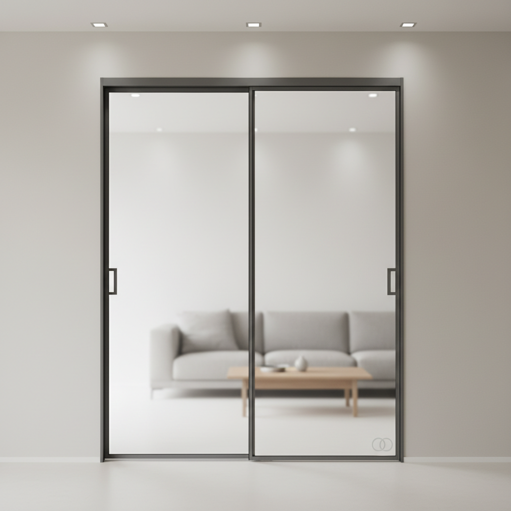 Porte Coulissante Verre 100x220