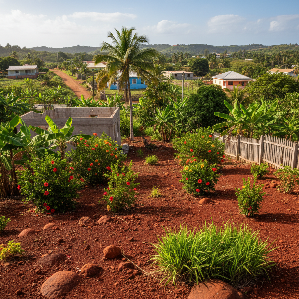 Green residential plot in Chengalpattu with clear skies