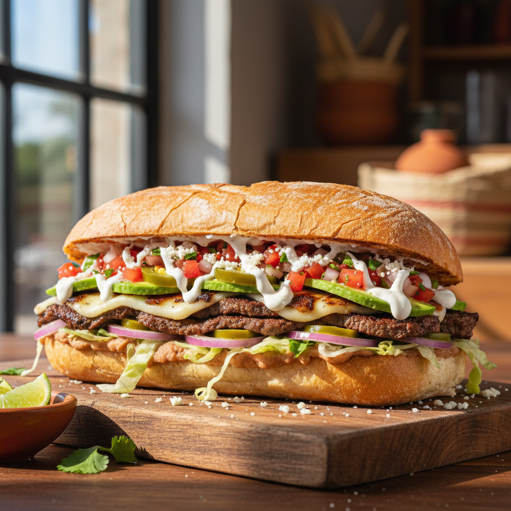 Two crispy chicken sandwiches with fresh toppings on brioche buns in bright natural light
