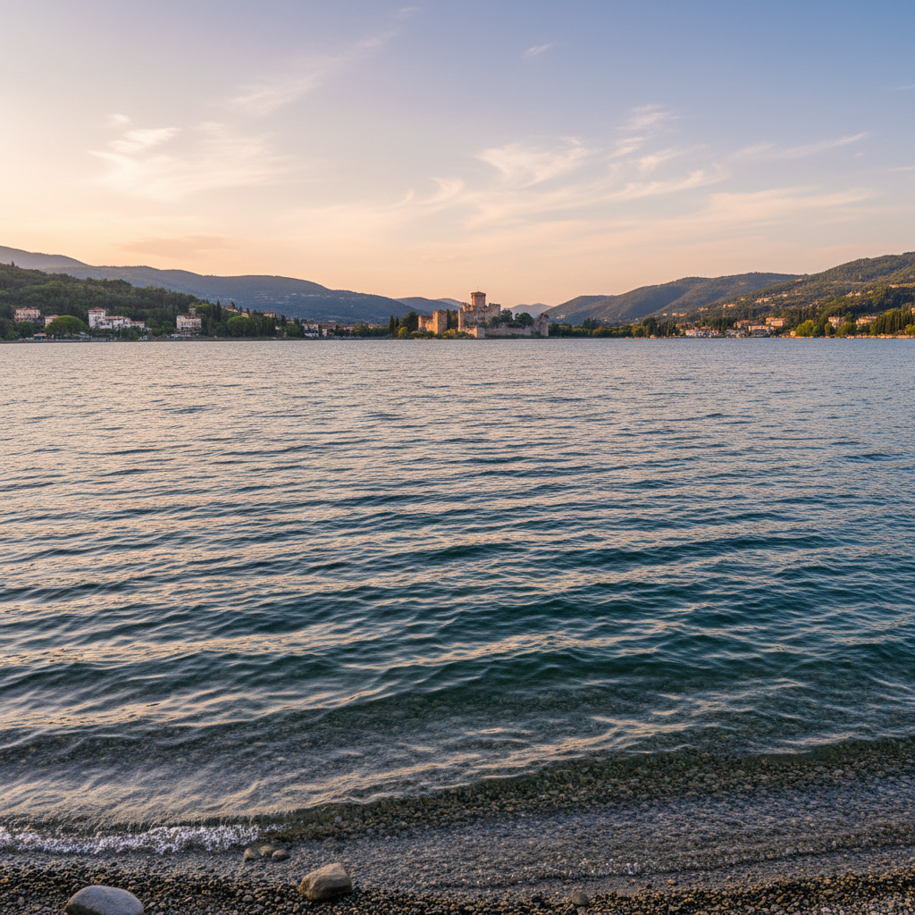 Prova dell'attrezzatura Armstrong sul Lago di Bracciano