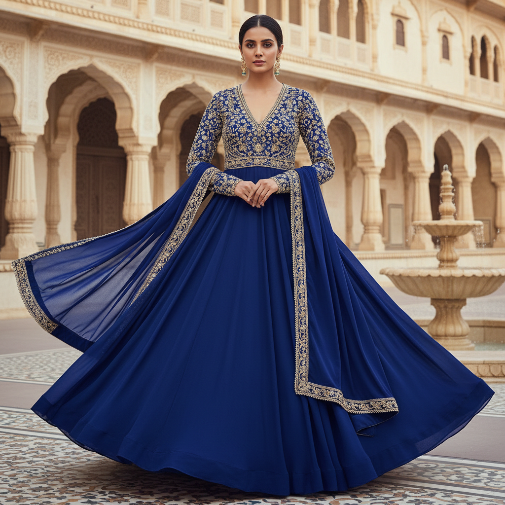 Floral Anarkali Suit product image