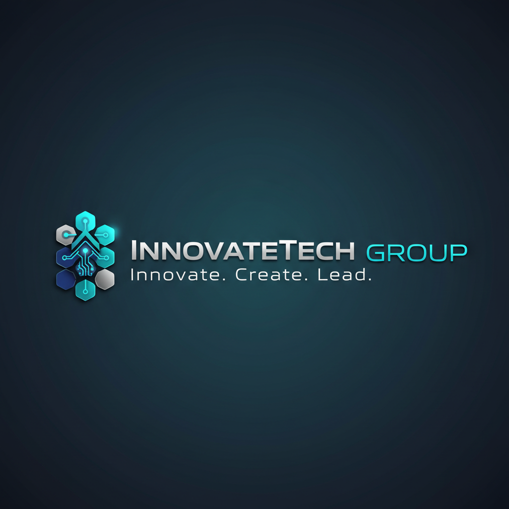 InnovateTech Group logo with modern tech-inspired design