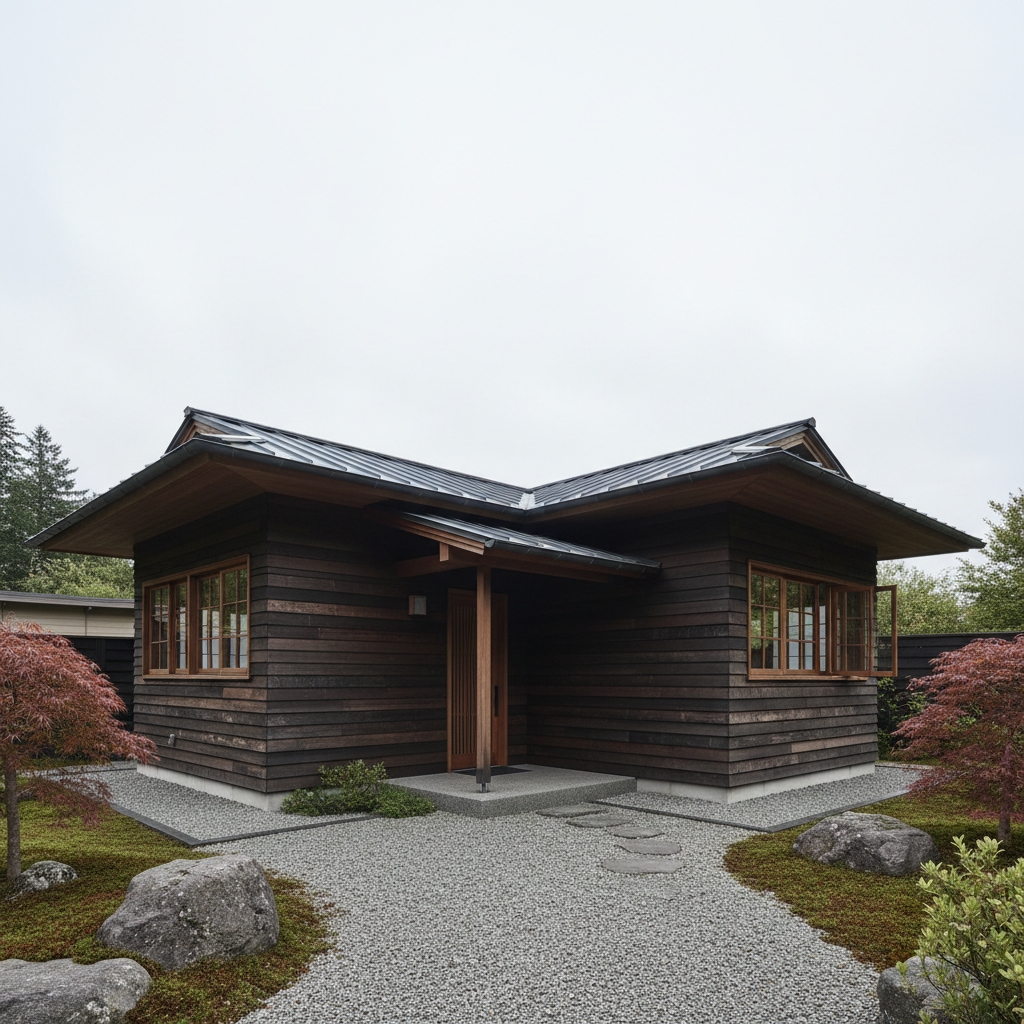 Pacific Northwest craftsman home with cedar siding in Seattle Washington
