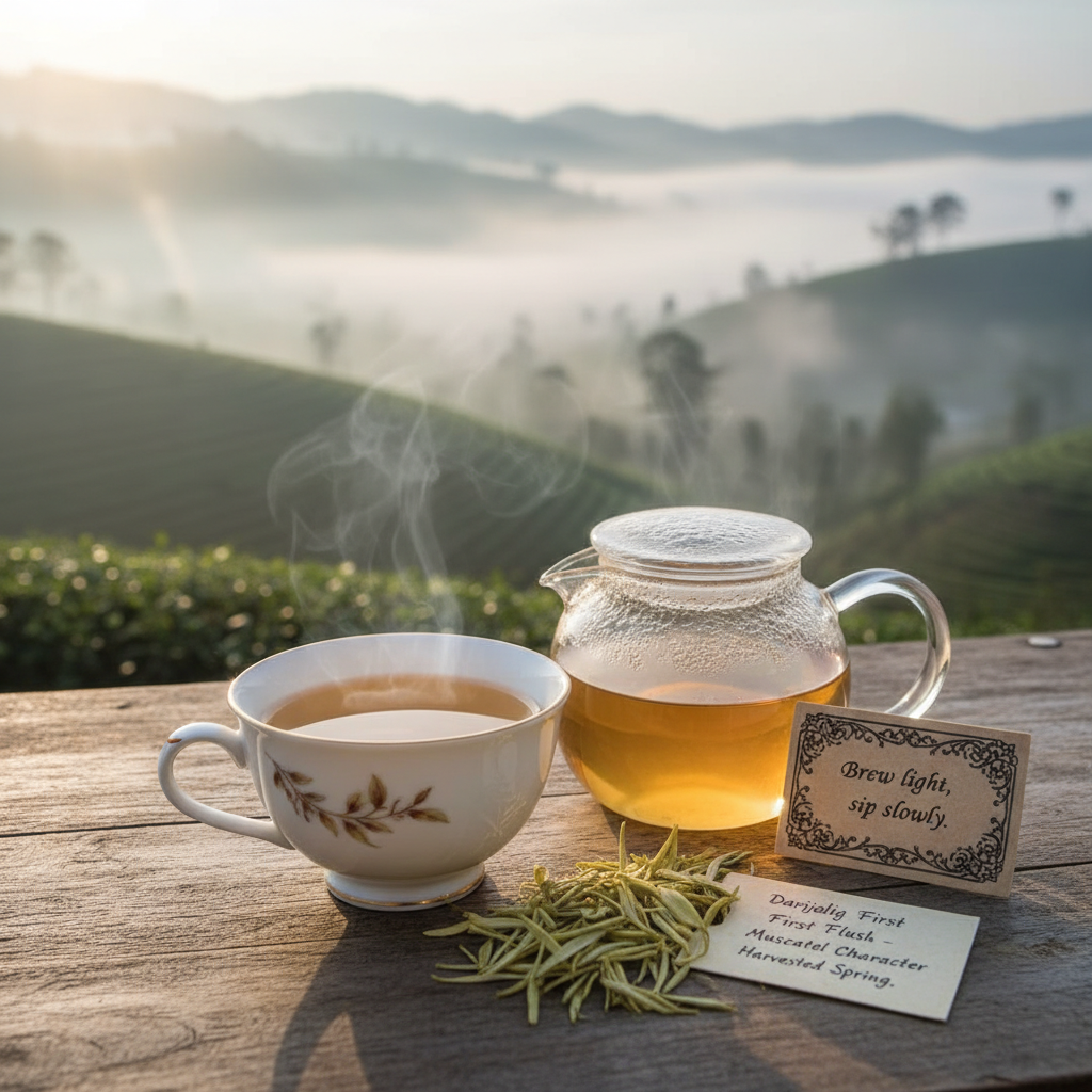 Darjeeling First Flush — The champagne of teas, Tea product from ANTICSON