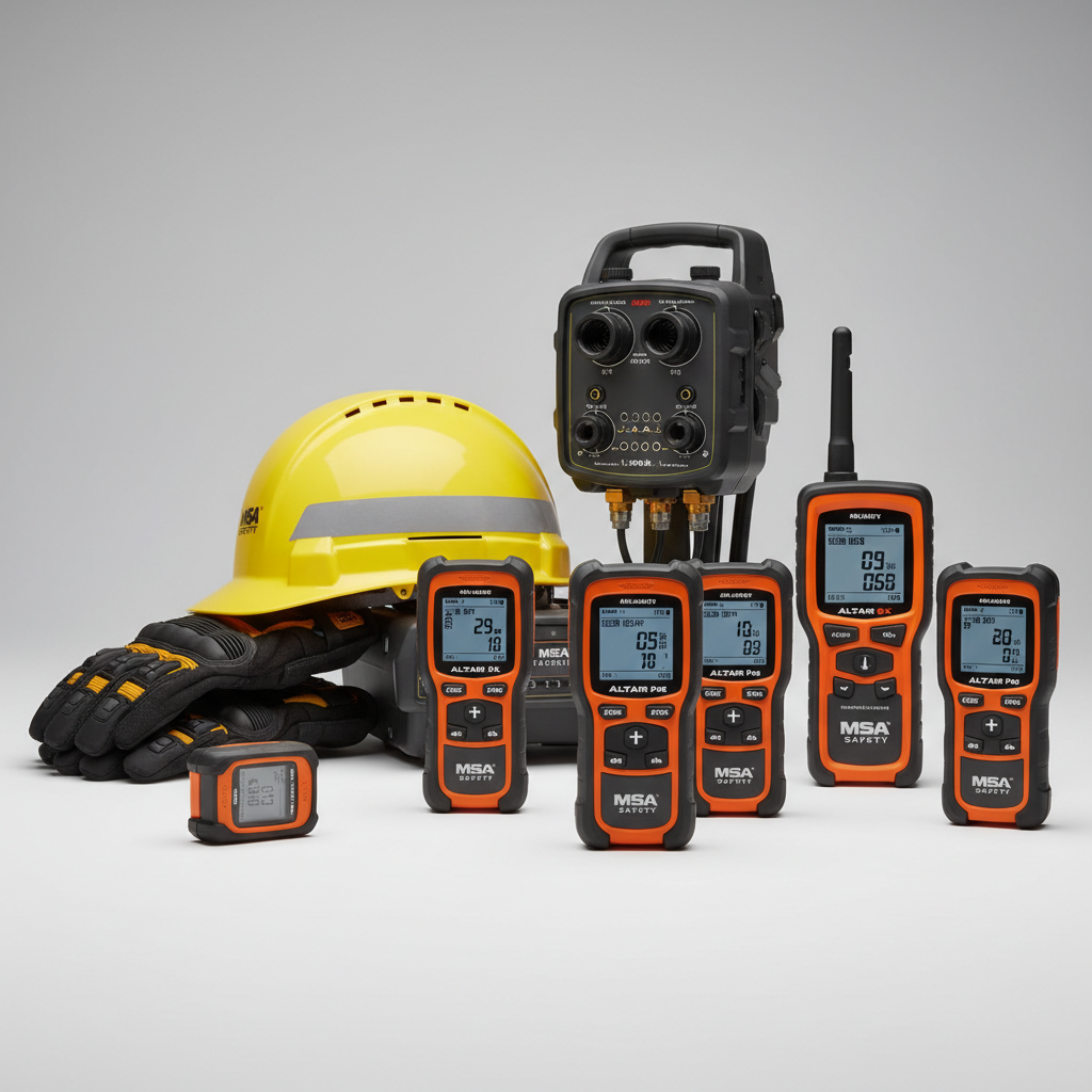 Industrial confined space entry equipment including tripod and gas monitor at oil facility