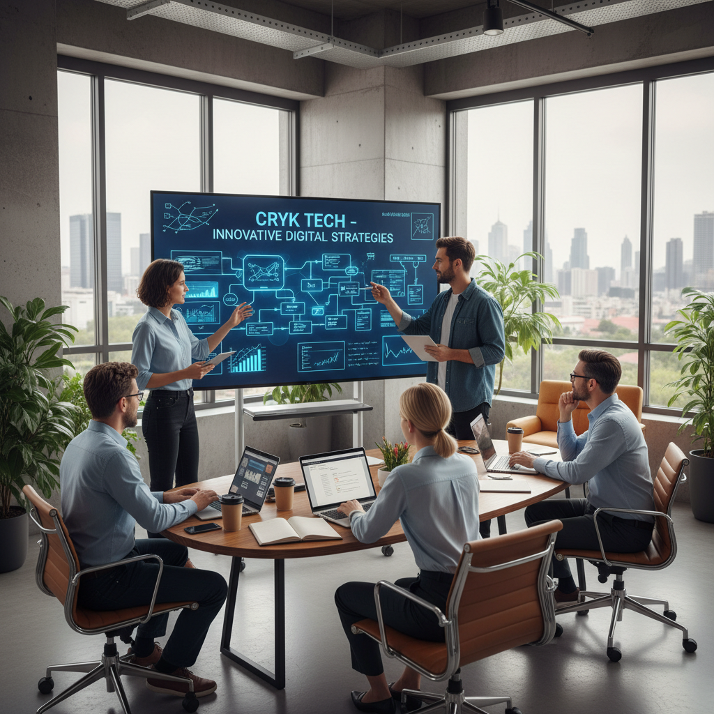 HEJTECH team collaborating on app development strategy in a modern Hyderabad office