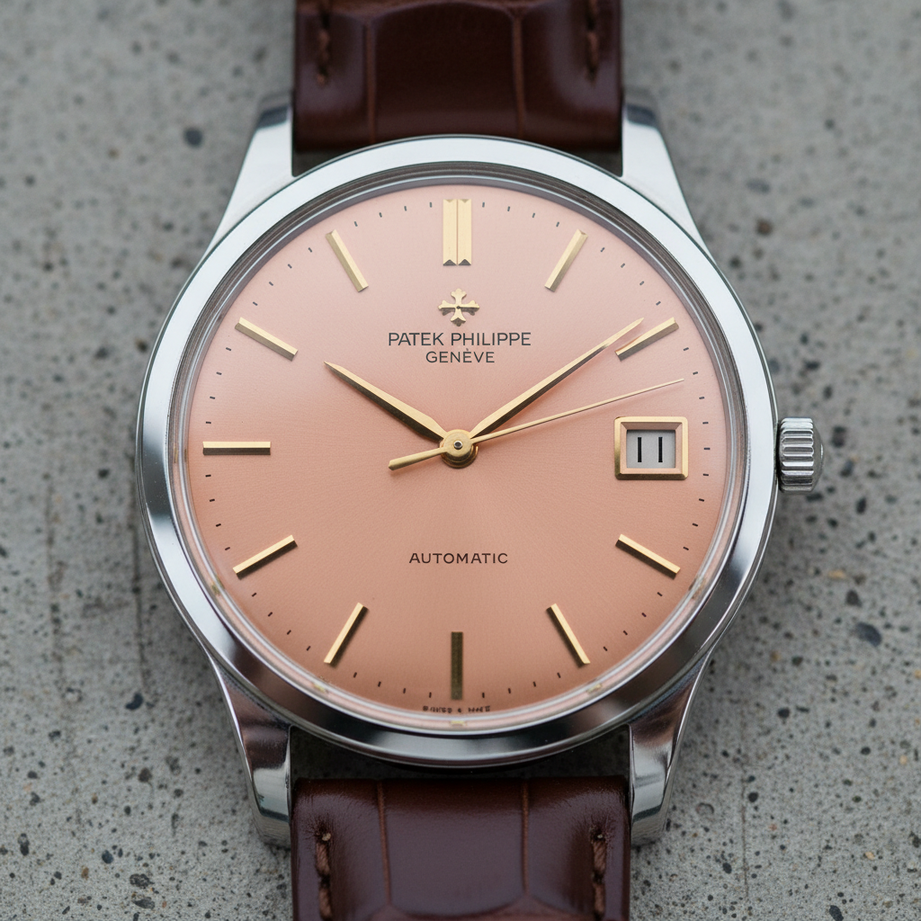 1971 Patek Philippe reference 3445 with coveted salmon dial from private estate collection