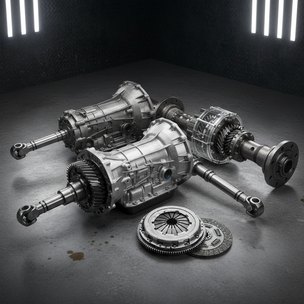 Heavy duty truck drivetrain and transmission components