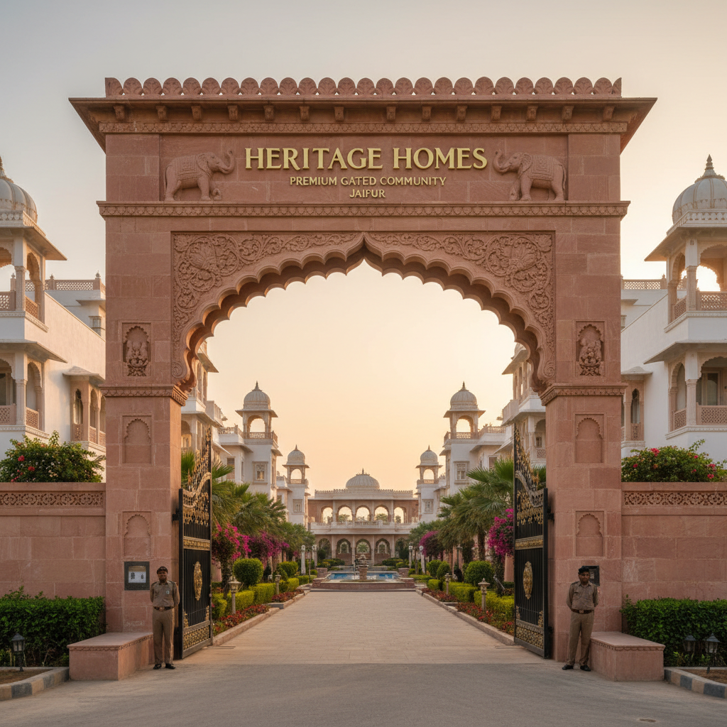 The Heritage Blend — 4BHK heritage-inspired home on 500 sq yard plot in Jodhpur, Rajasthan by Buildrs.in