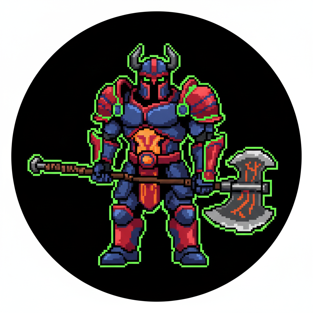 Retro gaming screens with colorful pixel art in a dark arcade setting