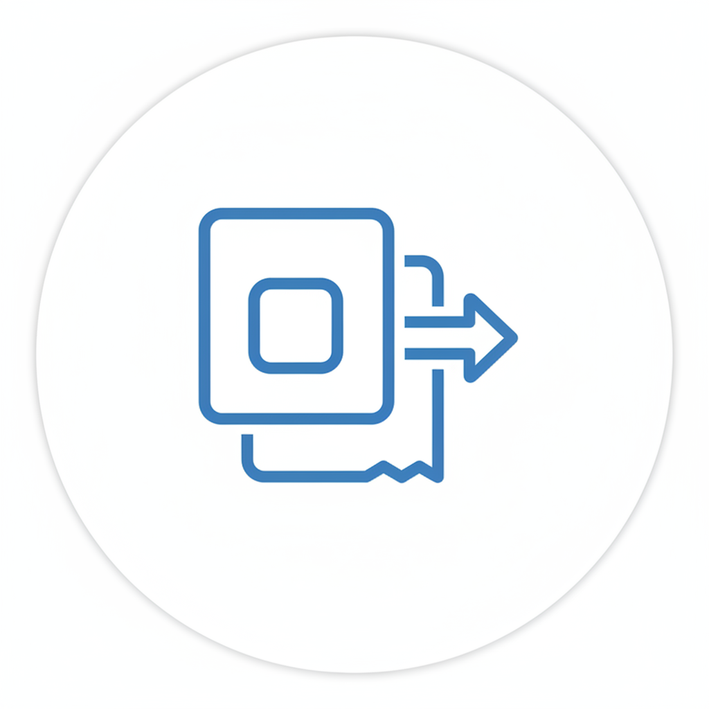 Barcode printing icon