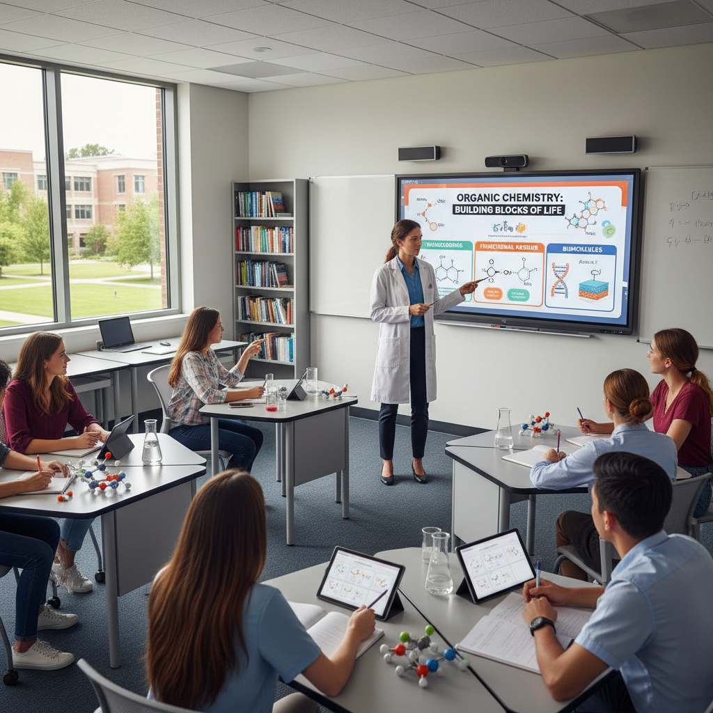 Chandini, chemistry teacher