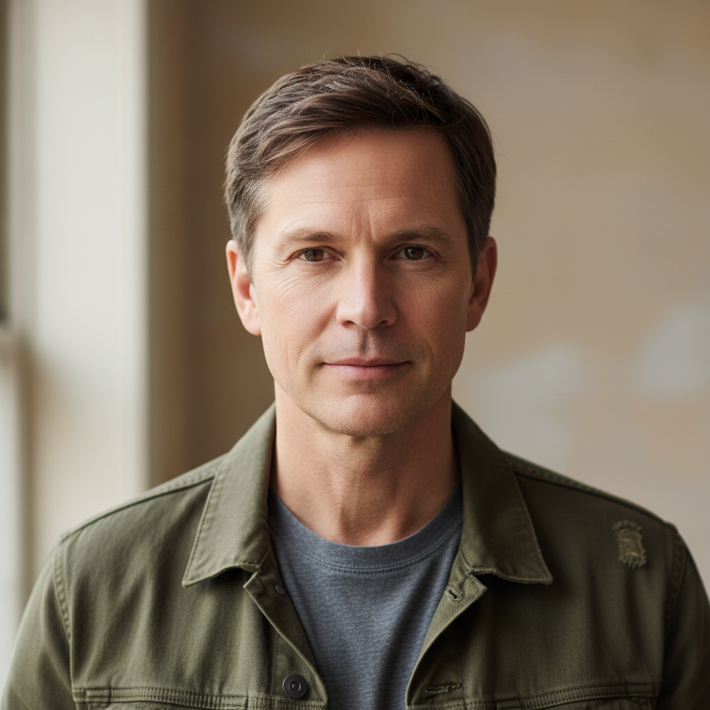 James Whitfield, remote worker, casual professional headshot