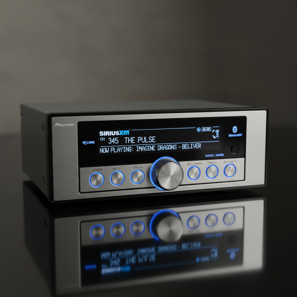 Pioneer digital media receiver with Bluetooth and SiriusXM capability