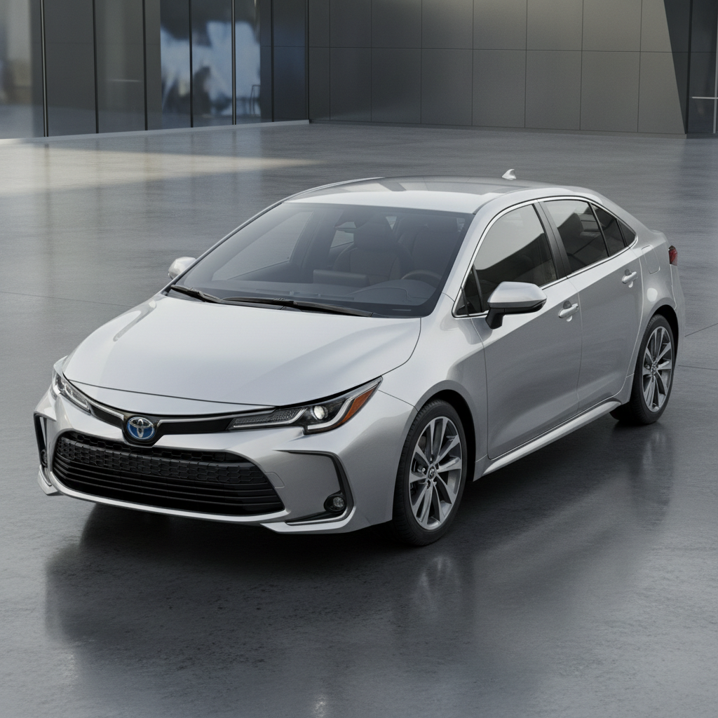 2026 Toyota Corolla LE Celestite — Pleasant Drive Rentals fleet vehicle