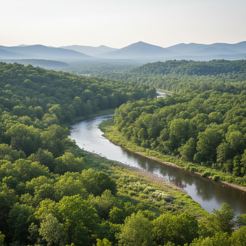 Beautiful nature landscape for healing stays